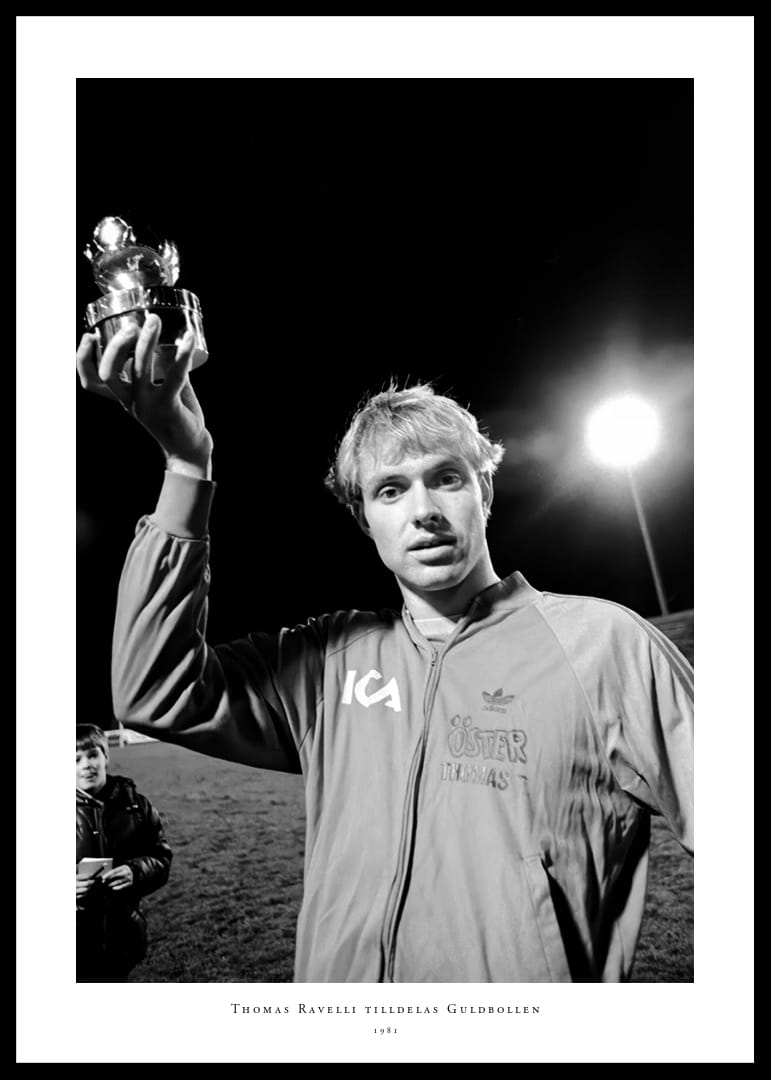Thomas Ravelli Guldbollen 1981 Östers IF -12
