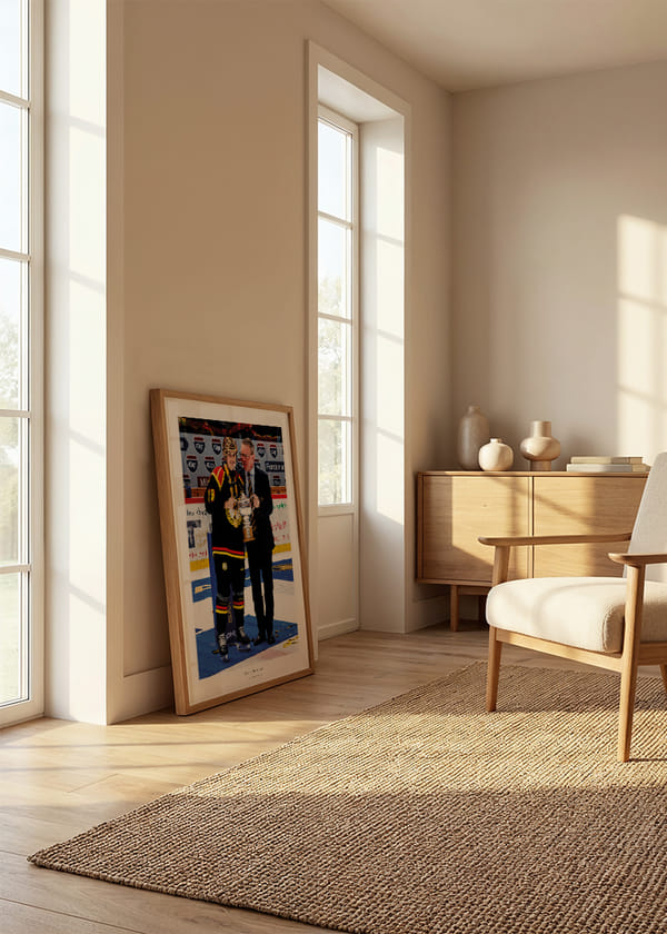 Poster Julia Östlund Brynäs IF SM-Guld 2026 crossfade