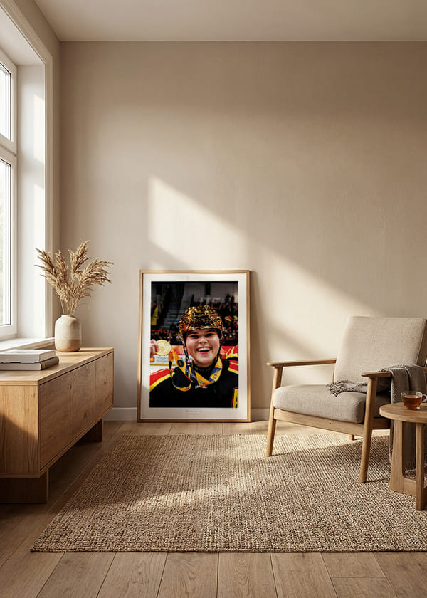 Poster Hanna Thuvik Brynäs IF SM-Guld 2026 crossfade