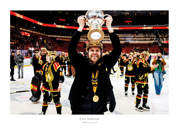 Poster Filip Eriksson Brynäs IF SM-Guld 2026