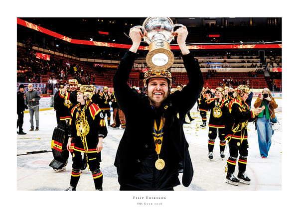 Poster Filip Eriksson Brynäs IF SM-Guld 2026