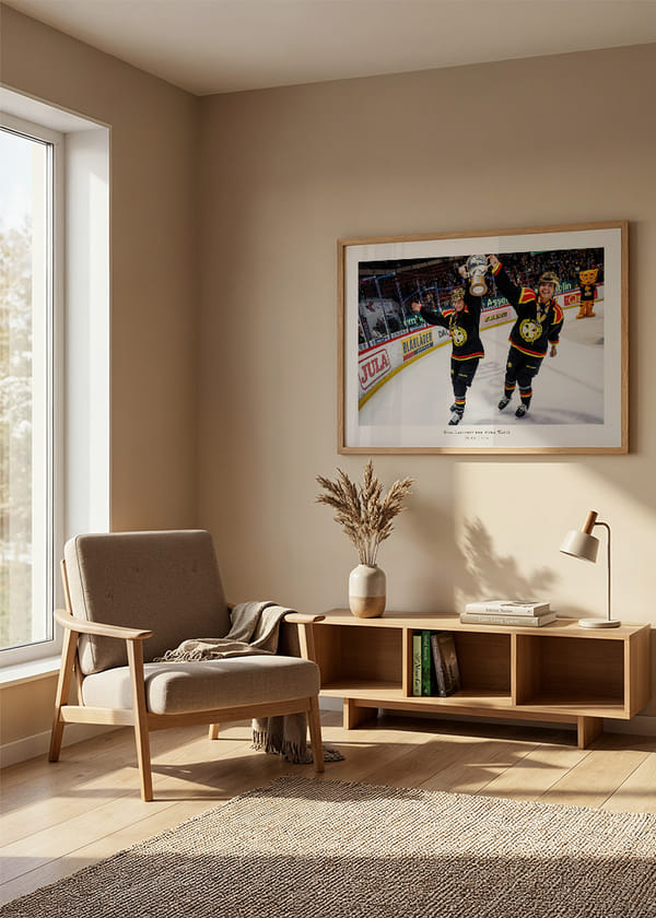 Poster Sara Cajanova Och Mina Waxin Brynäs IF SM-Guld 2026 crossfade