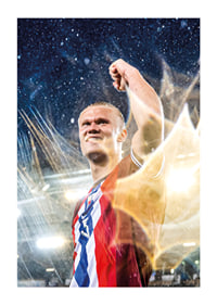 Erling Braut Haaland Norvēģija FIFA Pasaules kausa kvalifikācijas 2025 Nr.1-1