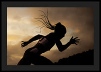 Silhouette Of Astri Ayo Lakeri Ertzgaard Women's 400 Meters Norwegian Athletics Championships-4