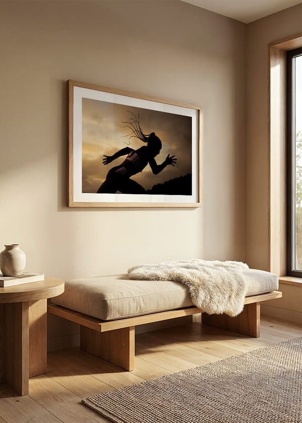 Poster Silhouette Of Astri Ayo Lakeri Ertzgaard crossfade