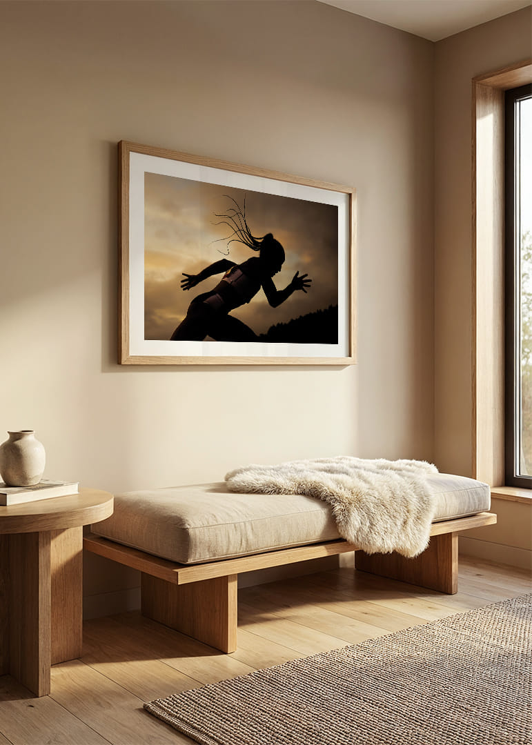 Silhouette Of Astri Ayo Lakeri Ertzgaard Women's 400 Meters Norwegian Athletics Championships-12