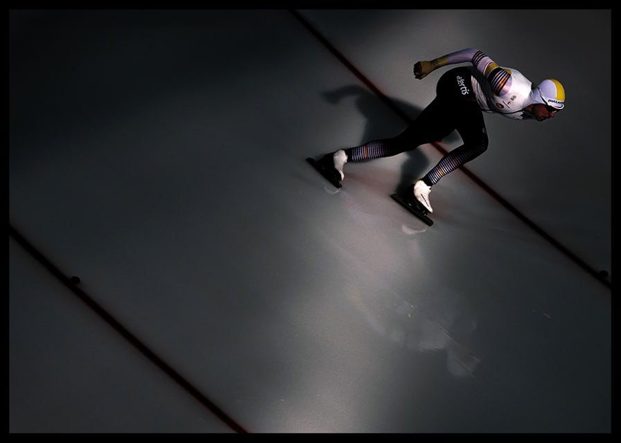 Indra Medard, da Bélgica, no Campeonato Mundial de Patinagem de Velocidade da ISU de 2025.-12