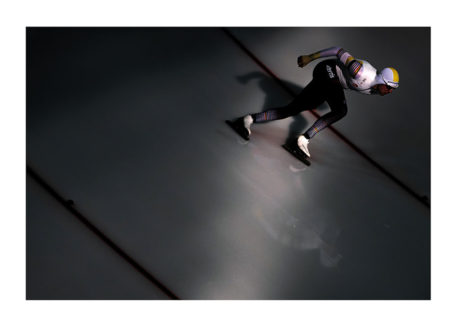 Indra Medard, da Bélgica, no Campeonato Mundial de Patinagem de Velocidade da ISU de 2025.-12
