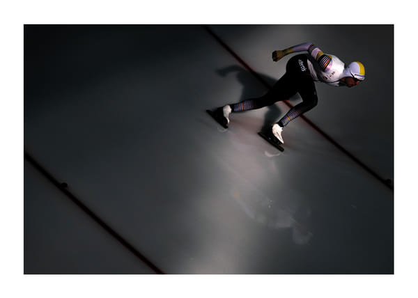 Poster Indra Medard Of Belgium ISU World Speed Skating Championships 2025