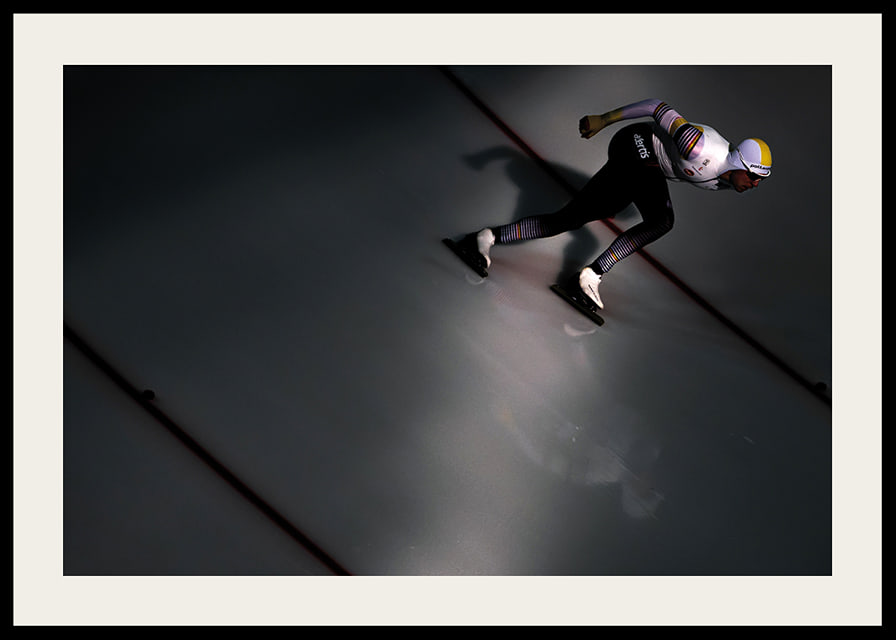 Indra Medard, da Bélgica, no Campeonato Mundial de Patinagem de Velocidade da ISU de 2025.-12
