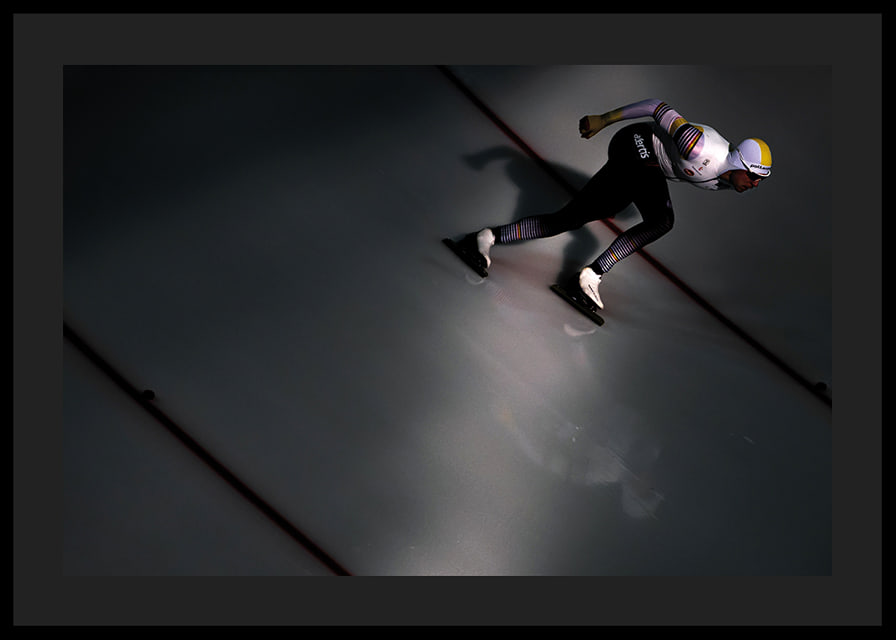 Indra Medard, da Bélgica, no Campeonato Mundial de Patinagem de Velocidade da ISU de 2025.-12