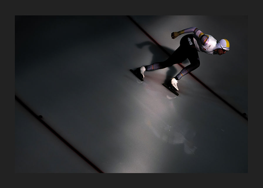 Indra Medard, da Bélgica, no Campeonato Mundial de Patinagem de Velocidade da ISU de 2025.-12