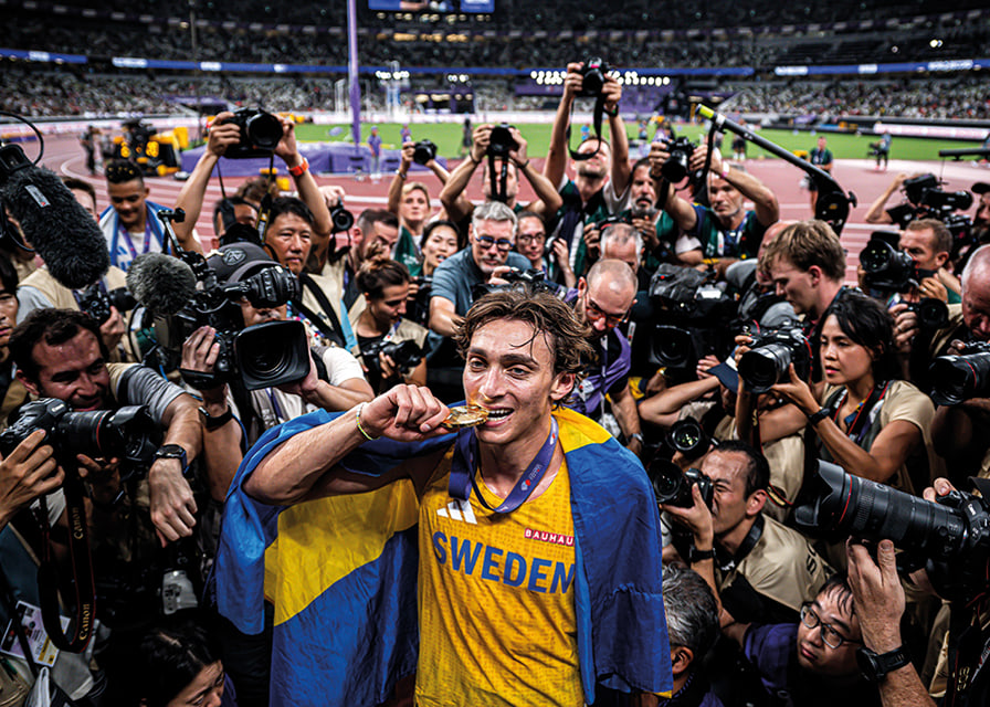 Armand Duplantis fra Sveriges nye verdensrekord 2025-12