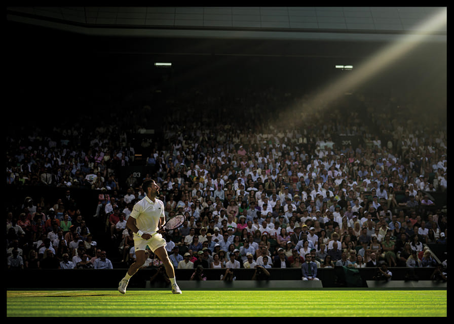 Novak Djokovic of Serbia Wimbledon 2025-12
