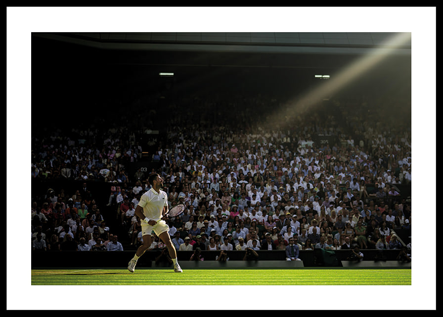 Novak Djokovic da Sérvia em Wimbledon 2025-12