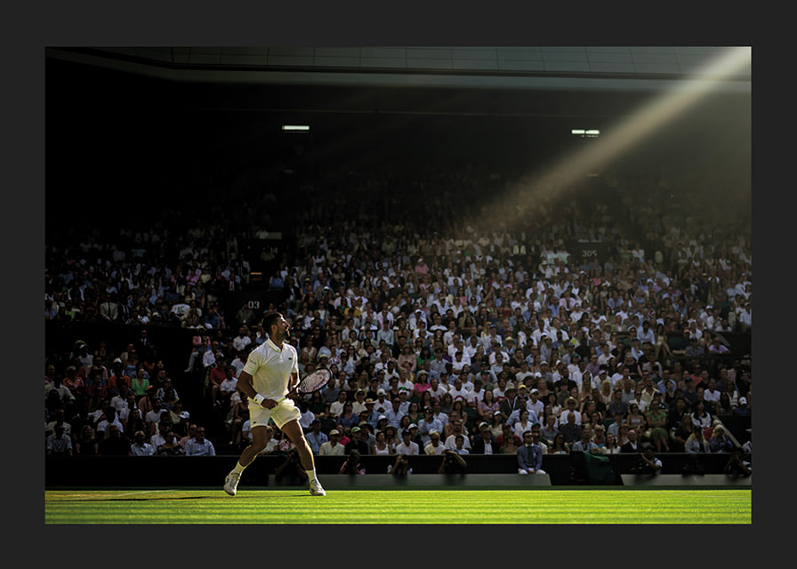 Novak Djokovic da Sérvia em Wimbledon 2025-12