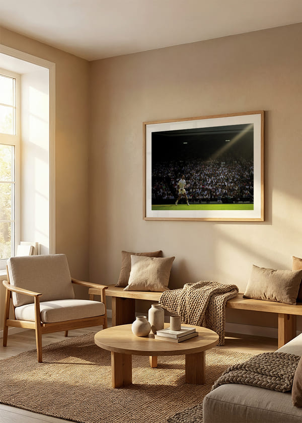 Poster Novak Djokovic Of Serbia Wimbledon 2025 crossfade