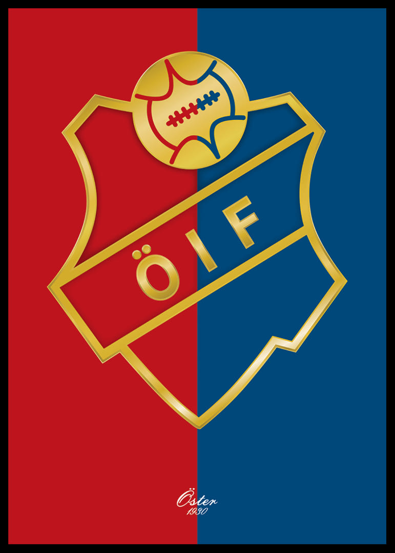 Logo Östers IF Guld Röd & Blå-12