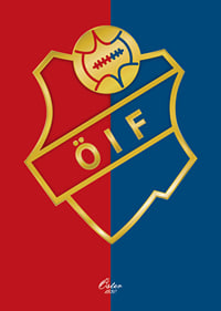 Logo Östers IF Guld Röd & Blå-7