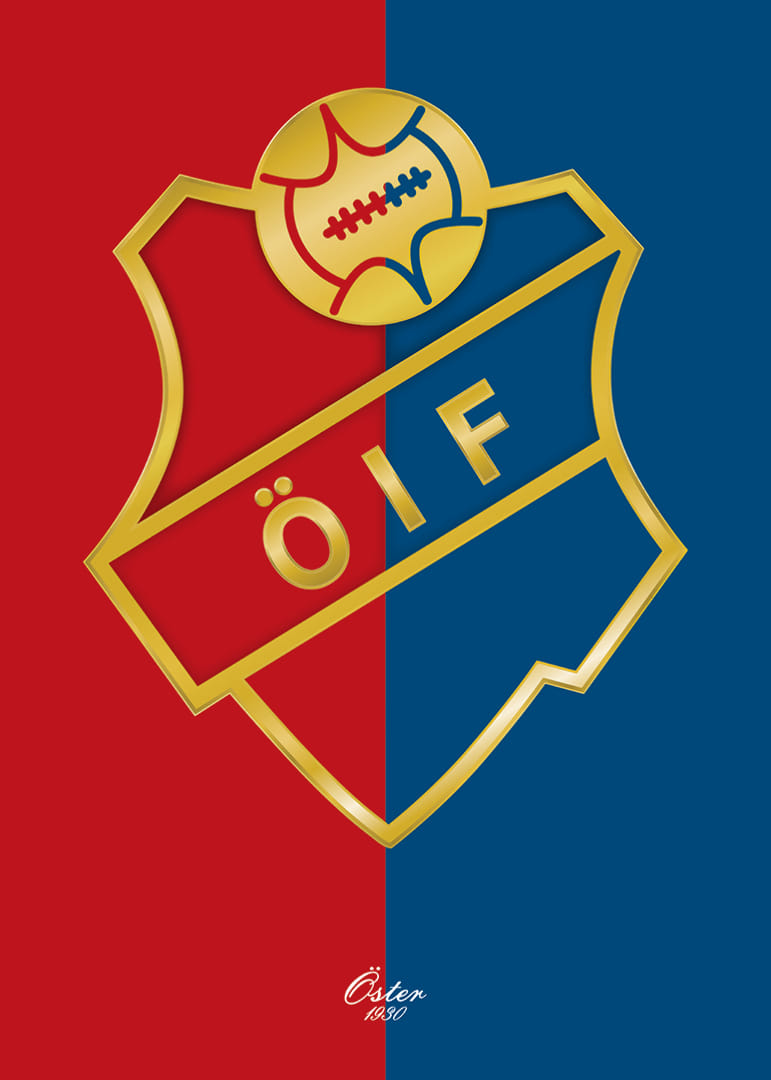 Logo Östers IF Guld Röd & Blå-12
