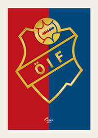 Logo Östers IF Guld Röd & Blå-3