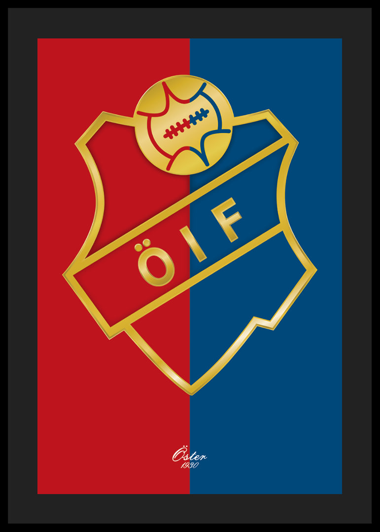 Logo Östers IF Guld Röd & Blå-12