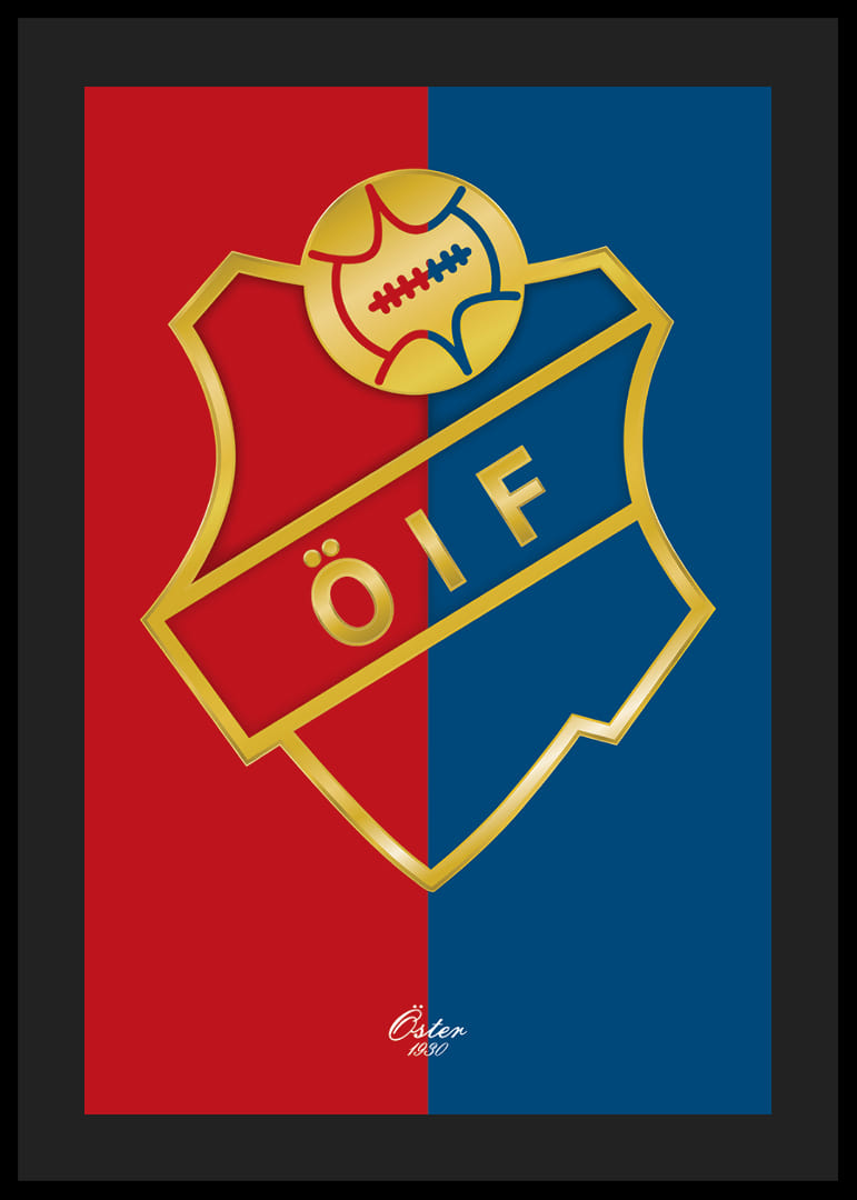 Logo Östers IF Guld Röd & Blå-12