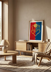 Logo Östers IF Guld Röd & Blå-8