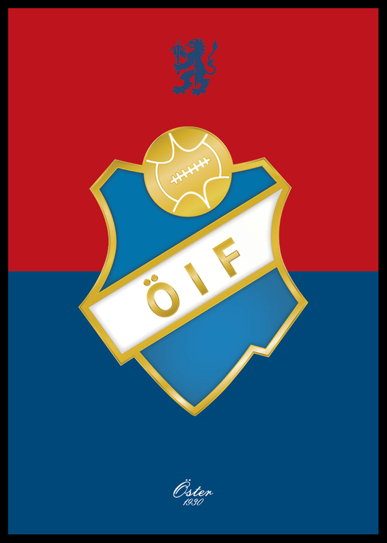Logo Östers IF Röd & Blå-12