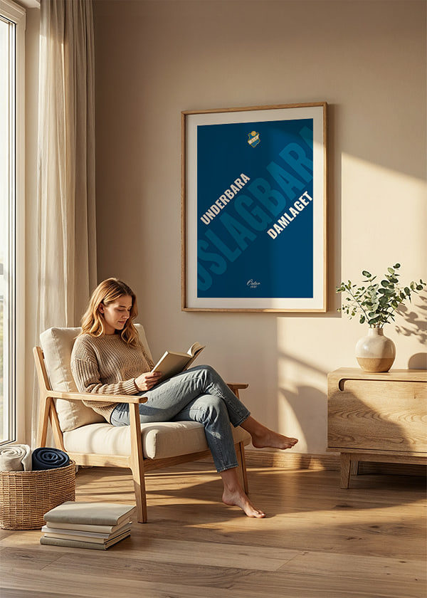 Poster Östers IF Underbara Oslagbara Damlaget crossfade