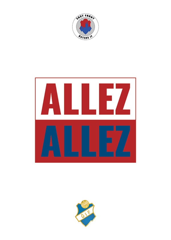 Poster Östers IF Allez Allez