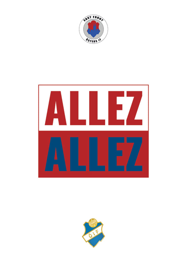Poster Östers IF Allez Allez