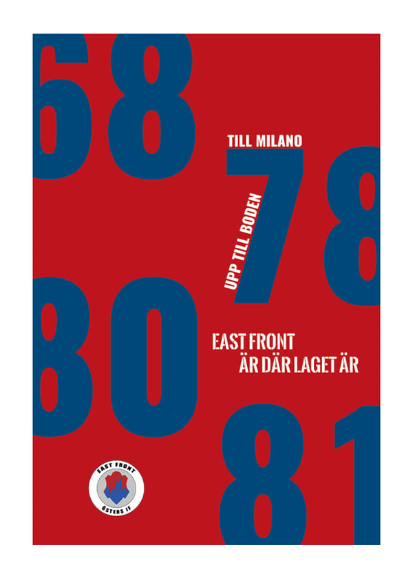 Poster Östers IF East Front Är Där Laget Är