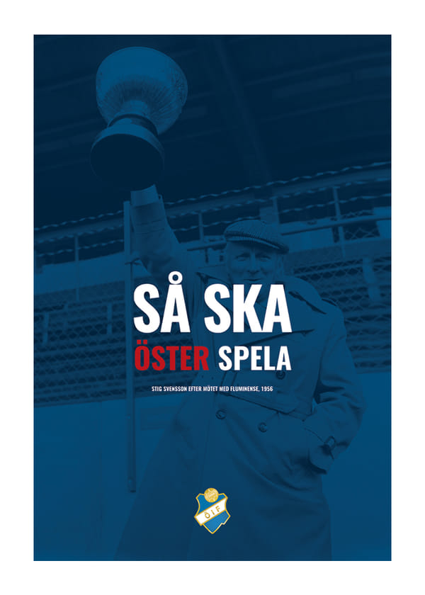 Poster Östers IF Så Ska Öster Spela