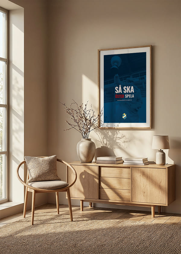 Poster Östers IF Så Ska Öster Spela crossfade