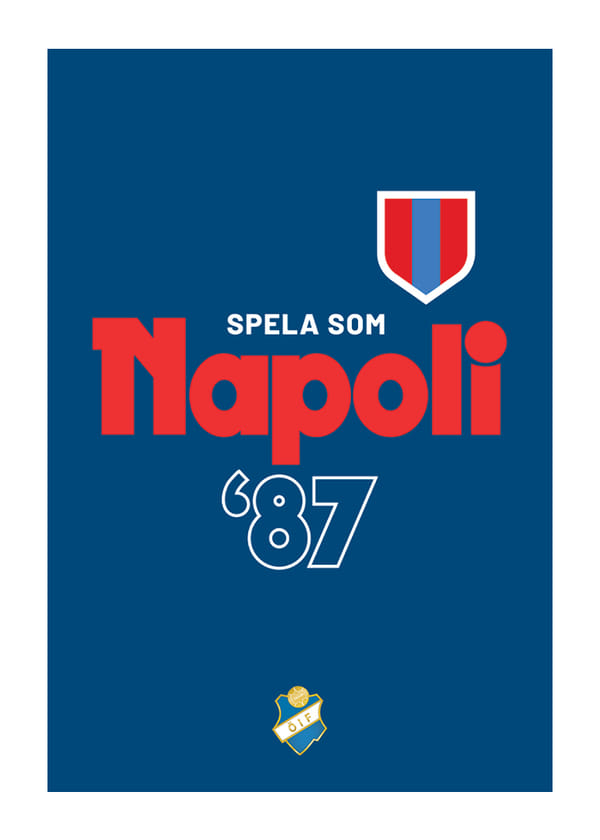 Poster Östers IF Spela Som Napoli 87'