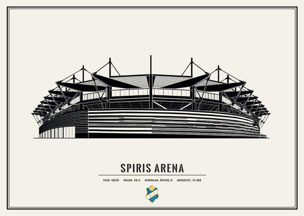 Poster Spiris Arena Skiss Östers IF 02