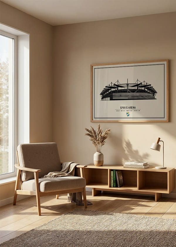 Poster Spiris Arena Skiss Östers IF 02 crossfade