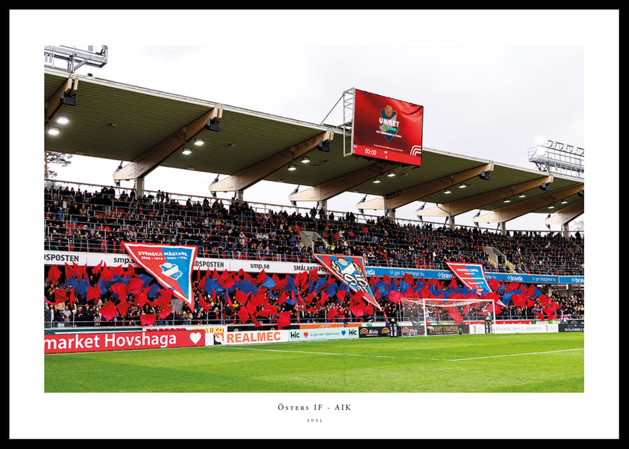 Östers IF - AIK Publikbild Tifo 2025 No1-12