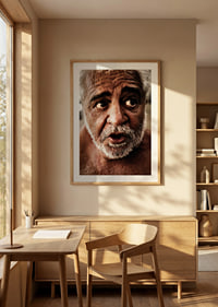 Strong portrait with presence, emotion and traces of life-8