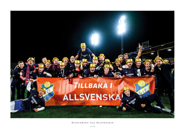 Poster Tillbaka i Allsvenskan Östers IF 2024