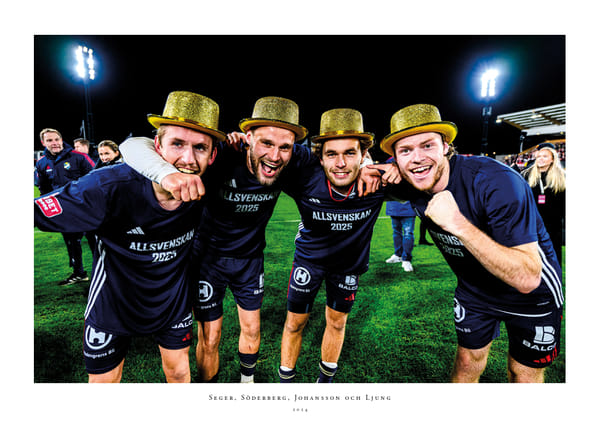 Poster Seger, Söderberg, Johansson Och Ljung Östers IF 2024