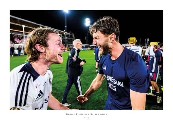 Poster Daniel Ljung Och Alibek Aliev Östers IF 2024
