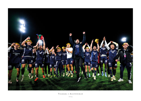 Poster Tillbaka i Allsvenskan Östers IF 2024 No2