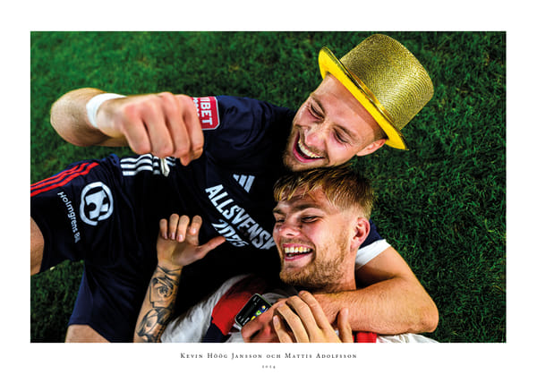Poster Kevin Höög Jansson och Mattis Adolfsson Östers IF 2024