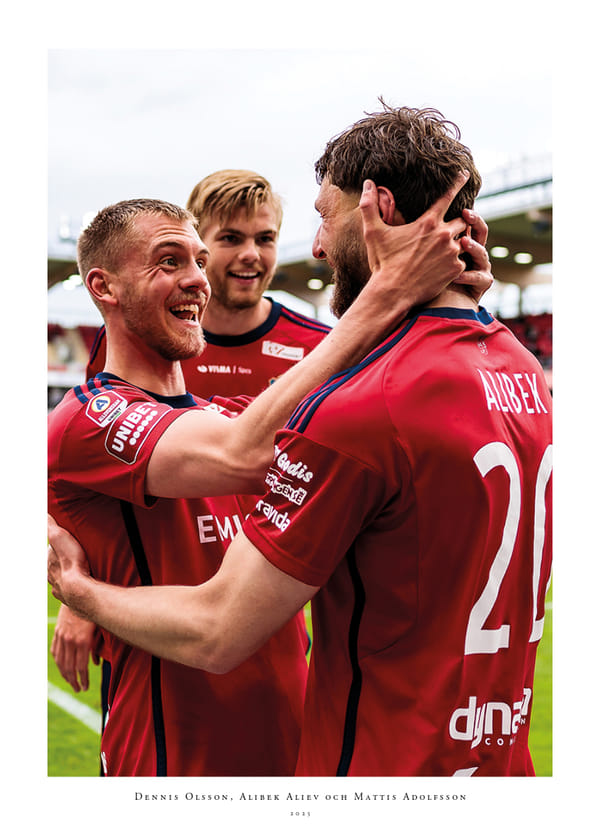 Poster Olsson, Aliev och Adolfsson Östers IF 2025