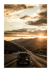 Sentiment de liberté sur le chemin du soleil-1