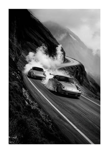 Juliste Midnight Drift In The Mountains 