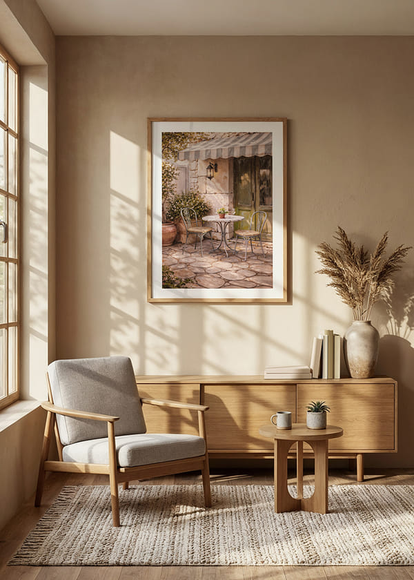 Poszter Sunlit Bistro crossfade