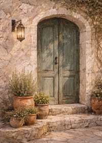 Bájos mediterrán bejárat természeti szépséggel.-7